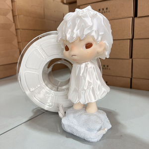 Filamento de Impresora 3D de PLA de Seda Blanco, 1 kg, Sin Atascos, Calidad Estable, Suave y Brillante - Product Image 6