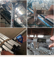 Valla de malla de alambre galvanizada en rollo de 6 pies con postes de PVC y lamas de privacidad, valla temporal para campos de fútbol y fábricas