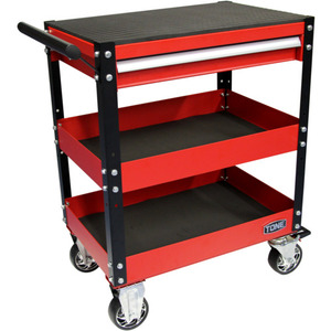 Carrito de Herramientas Profesional TONE Rojo para Cabina de Trabajo con 1 Cajón - Product Image 4