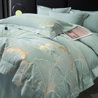 Ensemble de literie 100% coton, ensemble de linge de lit de luxe, housse de couette et draps pour lit king size, pour chambre à coucher, hôtel