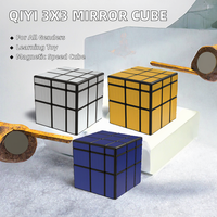 Ventes chaudes QIYI 3x3x3 Cube magique miroir magnétique Cube de vitesse en plastique Jouet éducatif pour les enfants de 8 ans et plus
