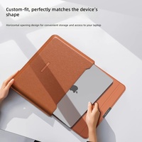 Étui de protection pour ordinateur portable Apple MacBook 13 pouces et Huawei 14 pouces avec matériau PU et support multifonction 3-en-1