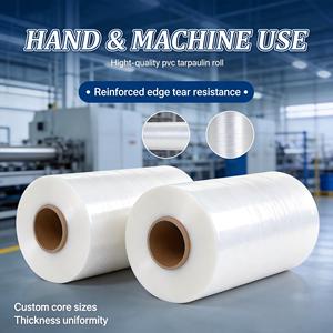 Film étirable souple pour emballage OEM ODM de 18 pouces, 1500 pieds, 7 couches, 80 gauge, pour usage en supermarché - Product Image 2