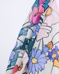 Voile de coton japonais personnalisé imprimé numériquement Tissu floral Soudanais <span class=keywords><strong>pour</strong></span> femmes Toub Mauritanie Melehfa Swiss Total Somali Dirac <span class=keywords><strong>pour</strong></span> <span class=keywords><strong>mariage</strong></span> - Product Image 3
