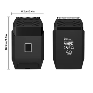 Afeitadora Eléctrica de Alta Potencia 8500 rpm para Hombre, Doble Lámina, Pantalla LCD, Impermeable IPX7, Tapa Magnética, Recortadora de Barba y Cabello - Product Image 5