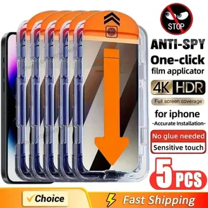 5ชิ้นอุปกรณ์กันฝุ่นสำหรับ <span class=keywords><strong>iPhone</strong></span> 14 11 12 <span class=keywords><strong>13</strong></span> 15 16 PRO MAX 15 16 PLUS <span class=keywords><strong>13</strong></span> <span class=keywords><strong>MINI</strong></span> 16E กระจกกันคนแอบมอง - Product Image 2