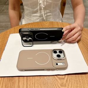 เคสกันกระแทกพร้อมขาตั้งเลนส์กล้องสำหรับ iPhone 17 16 15 14 13 12 11 Pro Max รองรับการชาร์จไร้สายแบบแม่เหล็ก - Product Image 2