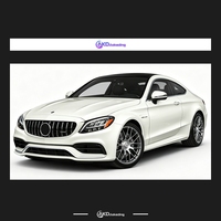 Feux de voiture pour Benz W205, lentille de projecteur de phare, 2014-2021, C180, C200, C260, phare LED, feux de jour, accessoires automobiles