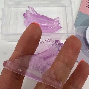 Pads de rehaussement de cils réutilisables <span class=keywords><strong>ultra</strong></span> doux sans colle, formes et tailles personnalisées, couleurs variées, tiges de permanente pour cils de tailles mixtes - Product Image 5