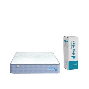 Colchón de lujo transpirable de látex con resortes ensacados de té verde, superficie de tela 2X más fresca y ventilación por orificios. - Product Image 1