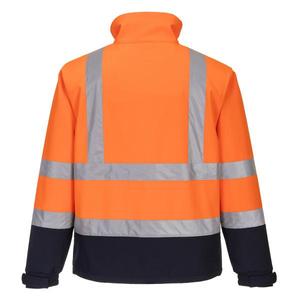 Portwest-S425ONRS Hi-Vis สองโทน softshell (3L) แจ็คเก็ตสีส้ม/น้ำเงิน-5036108358779 HI-VIS Workwear - Product Image 2