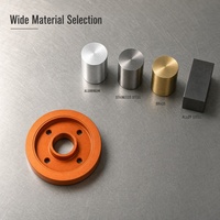 Pièces CNC en aluminium anodisé de précision, accessoires de support de téléphone usinés par tournage et fraisage CNC, usine de quincaillerie personnalisée OEM ODM