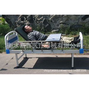 Jiaxin Nursing <b>Bed</b> 1950*900*530 Single Crank With Guardrail <b>For</b> Elderly Patients - Product Image 2