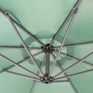 Parasol de jardin extérieur au design moderne, grand et décoratif, avec base, 10 pieds, moustiquaire, DC-UM-102-R5, mobilier d'extérieur DC-UM-102-R5 - Product Image 2