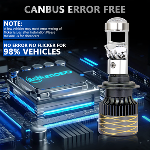 3 giorni di spedizione gratuita per noi locale H4 H7 H11 9005 9006 LED Mini proiettore lente A81 PRO LED 150W 20000LM Mini Bi LED lente lampadina - Product Image 3