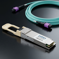 Module émetteur-récepteur optique QSFP-100G-SR4-S 100GBASE-SR4 850nm 100m SC MMF Connecteur fibre optique Marque CETEN/OEM Garantie 3-5 ans