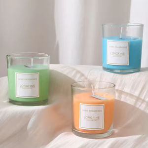 Bougies parfumées en pot, bougies parfumées d'aromathérapie de luxe, bougies parfumées à l'huile de fleurs, coffret cadeau de bougies parfumées - Product Image 2