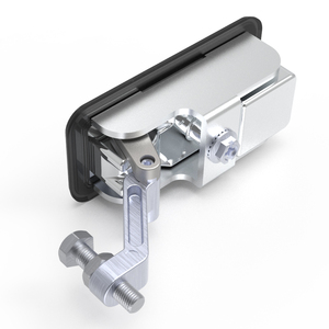 Serrure de boîte à outils, verrou de tige scellé, serrure de <span class=keywords><strong>coffre</strong></span> de camping-car, serrure de <span class=keywords><strong>coffre</strong></span> chromée, loquet à compression à levier pour boîte latérale de bus - Product Image 4