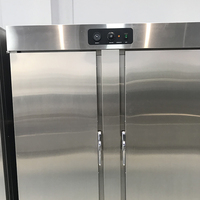 Armoire chauffante isotherme en acier inoxydable, chariot électrique mobile à double porte pour traiteur et banquets