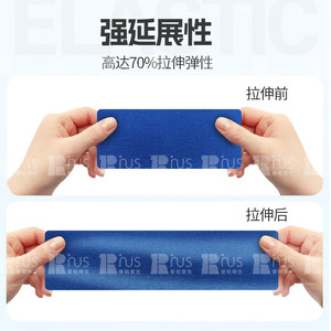 เทปกายภาพบำบัด Prie Lifesaving ขนาด 5 ซม. x 5 ม. สีฟ้า กันน้ำ ระบายอากาศได้ดี ผ้าพันแผลกีฬา ป้องกันและพยุงกล้ามเนื้อ - Product Image 3