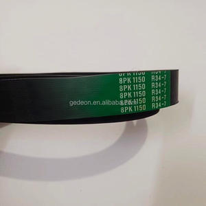 Sabuk Penggerak Mesin Diesel Berkualitas Tinggi Xige Machinery 8PK1150, Sabuk Kipas 8PK Bergaris untuk Air, untuk <span class=keywords><strong>Excavator</strong></span> R220, Suku Cadang Mesin Penggali - Product Image 4