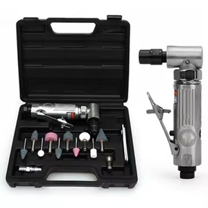 Kit de Amoladora Neumática de 1/4\" DR <span class=keywords><strong>90</strong></span>, Juego de Amoladora Angular de Aire de 16 Piezas, 20000 RPM, <span class=keywords><strong>90</strong></span> psi, 1 Año de Garantía, Interruptor de Gatillo, Modelo CT-AADG14K - Product Image 1