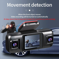 2.0 pouces 4 lentilles Dash Cam voiture boîte noire HD 1080P 150 degrés grand Angle caméra de voiture DVR prise en charge vidéo détection de mouvement et capteur G