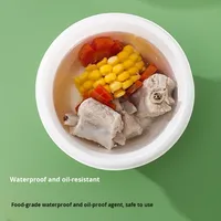 Biologisch afbreekbare, dikke, magnetronbestendige lunchschaal & ronde bord van suikerrietpulp voor hamburger en fruit