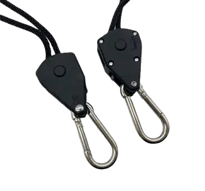 Rope Hanger Ratchet 1/8 Polegada Heavy Duty Ajustável Para Crescer Luminárias Jardinagem