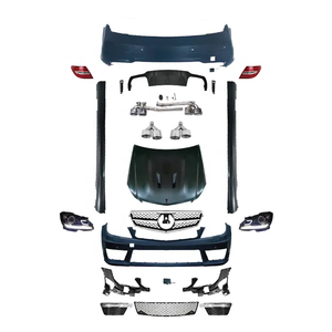 Kit carrosserie haute qualité pour <span class=keywords><strong>Mercedes</strong></span> Benz Classe C W204 C260 C200 C300, pare-chocs avant modifié <span class=keywords><strong>C63</strong></span> <span class=keywords><strong>AMG</strong></span>, calandre, 2008-2014, compatible OEM - Product Image 2