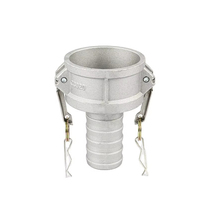 Vente en gros 2 pièces 1 "coupleur femelle X 1" tuyau barbelé Type F raccords de verrouillage à came réducteur d'accouplement Camlock