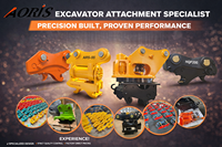 Attache rapide rotative à 360 degrés robuste et durable pour excavatrice de 5 à 8 tonnes