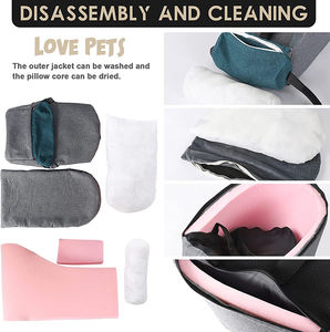 Siège surélevé pour animaux de compagnie, petits chiens, accoudoir pour <span class=keywords><strong>voiture</strong></span>, console centrale, siège de <span class=keywords><strong>voiture</strong></span>, console centrale, siège pour chien - Product Image 4