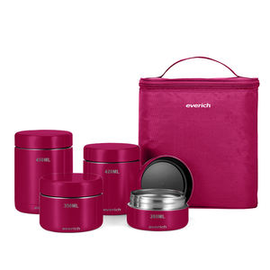 Pot isolé <span class=keywords><strong>sous</strong></span> <span class=keywords><strong>vide</strong></span> imprimé coloré de boîte à lunch d'acier inoxydable 24 heures 500ml thermo pour des conteneurs de nourriture de pot de gardien de déjeuner - Product Image 2