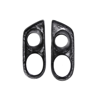 Cadre de phares antibrouillard de voiture en Fiber de carbone d'approvisionnement d'usine pour BMW E46 M3 1998-2005
