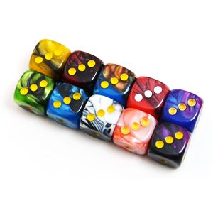 מלאי d6 אביזרים לקוביות לוגו מותאם אישית חלק גדול במפעל קזינו dnd 16 מ "מ קוביות אקריליק עבור שולחן בר מסיבה - Product Image 6
