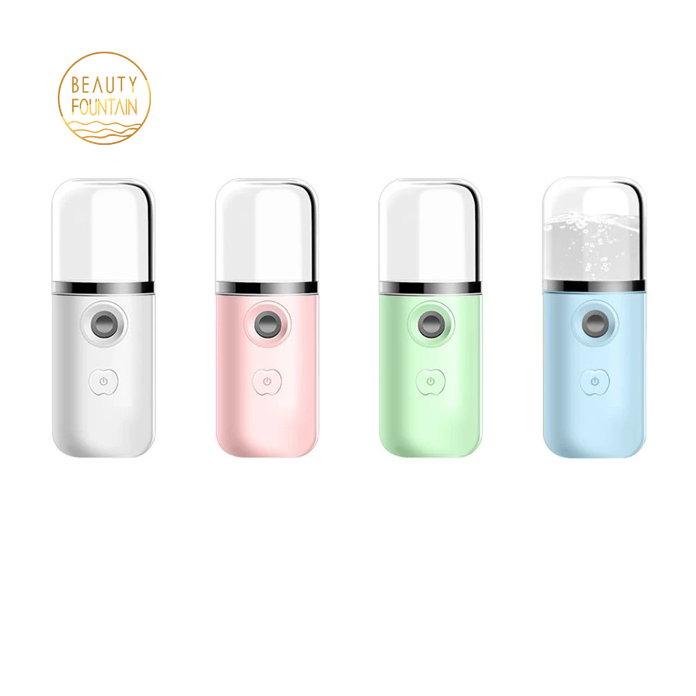 Máy Phun Sương Dưỡng Ẩm Mặt USB 40Ml Chăm Sóc Da Máy Làm Ẩm Mặt Máy Xông Hơi Làm Mát Mặt Máy Phun Sương Nano Mini