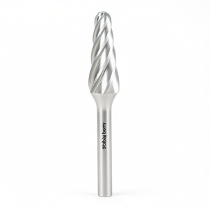 Fraise rotative conique à bout sphérique Ttake Ab8700, 9,6 mm, en carbure monobloc pour découpe et façonnage de précision - Product Image 2