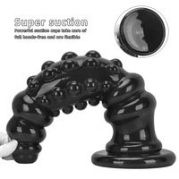 Extragroßer, dicker, langer, weicher, elastischer Analplug, Hintern-Dilatator, Anus-Stimulator, Masturbator, Sexspielzeug für offenes Po-Vergnügen