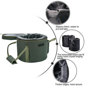 Jinfang Özelleştirme Yüksek Saflıkta Kuvars Kristal Şarkı Söyleyen Kase Çakra, Ücretsiz Tokmak ve Taşıma Çantası ile Ses Banyosu için - Product Image 6