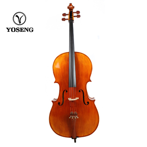 Nouveau <span class=keywords><strong>violoncelle</strong></span> artisanal de qualité OEM, avec table en épicéa et écorce en érable flammé, finition vernie au shellac - Product Image 3
