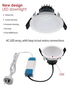 Pas de bruit Anti-éblouissement fixe <span class=keywords><strong>Spot</strong></span> corps en aluminium IP44 bureau à domicile salon <span class=keywords><strong>plafond</strong></span> projecteur étanche intégré LED - Product Image 4