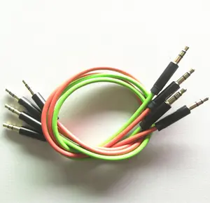 铝连接器超薄TPE电缆组件3.5毫米辅助电缆公对公汽车立体声3.5毫米电话MP3 MP4音频电缆