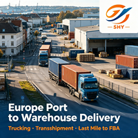 Transport maritime porte-à-porte DDP avec double dédouanement, agent d'expédition FBA, service express LCL