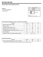 Diode à barrière Schottky BAT42W BAT42WA 30V 150mA SOD-123, redresseur à montage en surface, 100% original et traçable, code de lot