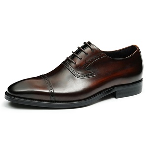 Chaussures d'été pour hommes à bout fermé, imperméables, légères et respirantes, mocassins à enfiler, chaussures de marche décontractées et tendance en cuir de vachette - Product Image 5