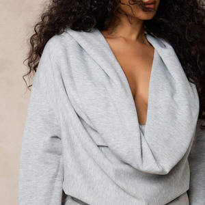 Sudadera Holgada de Lujo con Cuello Tipo Capucha, Ropa Deportiva Informal para Otoño e Invierno, Estilo Deportivo y Urbano - Product Image 4