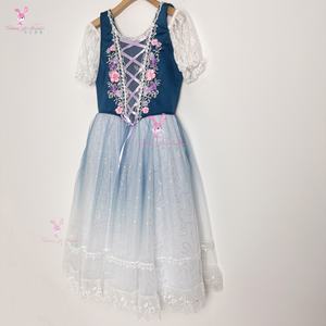 2025 DT012 Costumes de performance de ballet professionnel sur mesure pour 'Coppélia' BlueLa Fille Mal Gardée - Product Image 3