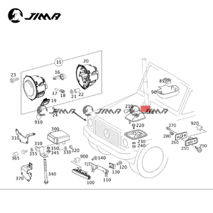 Clignotant pour Mercedes-Benz Classe G W463 W464 G63 OE A0008207221 - Product Image 4