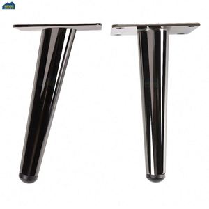 Pieds de canapé en fer robustes pour usage extérieur et hospitalier, finition chromée, tailles et couleurs personnalisables, support de mobilier - Product Image 6